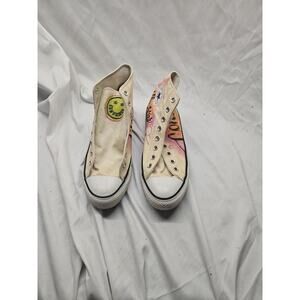 Converse Chuck Taylor All Star Hi Airbrush Sneaker White Neon Mens 8